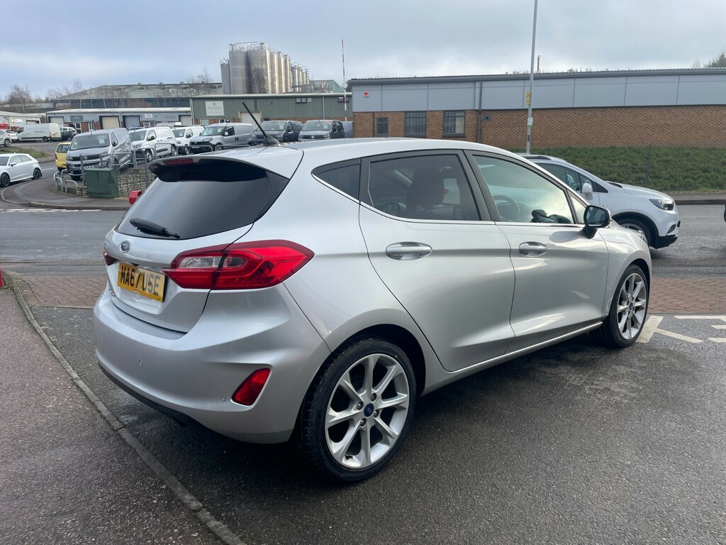 Ford Fiesta Titanium 1.0T 100Ps Ecoboost With Panoramic Su MA67USE Silver #5