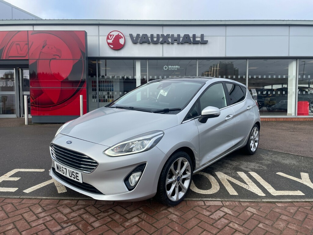 Ford Fiesta Titanium 1.0T 100Ps Ecoboost With Panoramic Su Silver