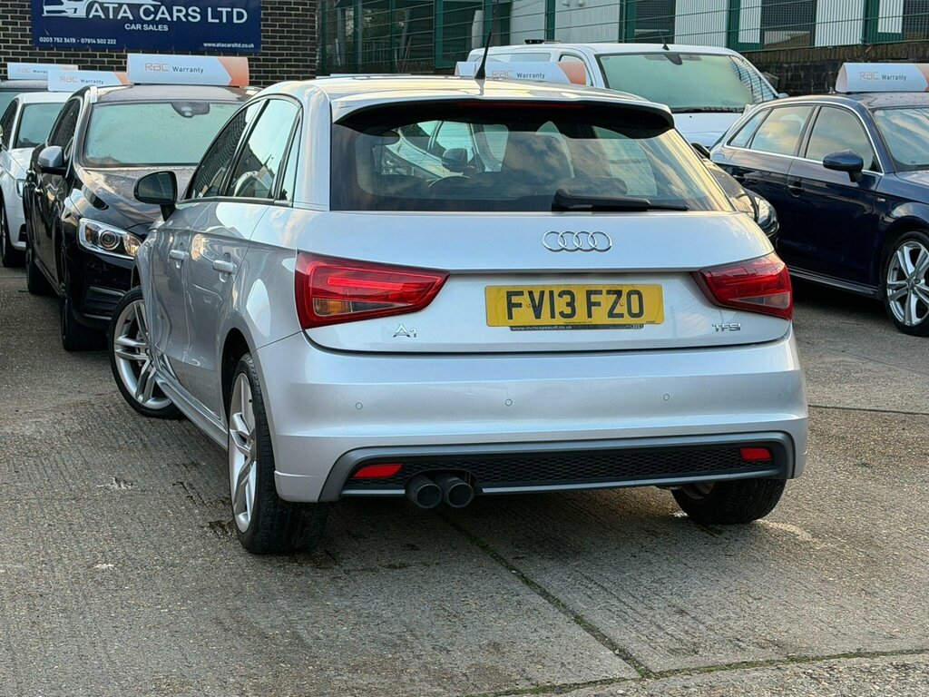 Audi A1 1.4 Tfsi S Line Sportback S Tronic Euro 5 Ss FV13FZO Silver #6