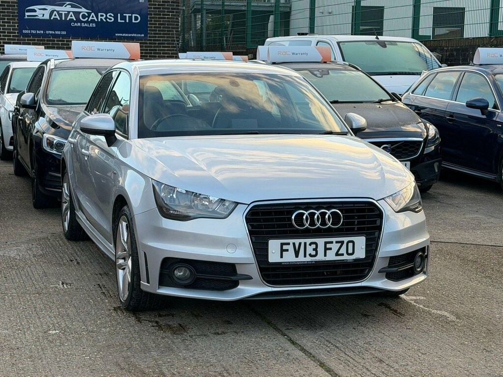 Audi A1 1.4 Tfsi S Line Sportback S Tronic Euro 5 Ss FV13FZO Silver #2