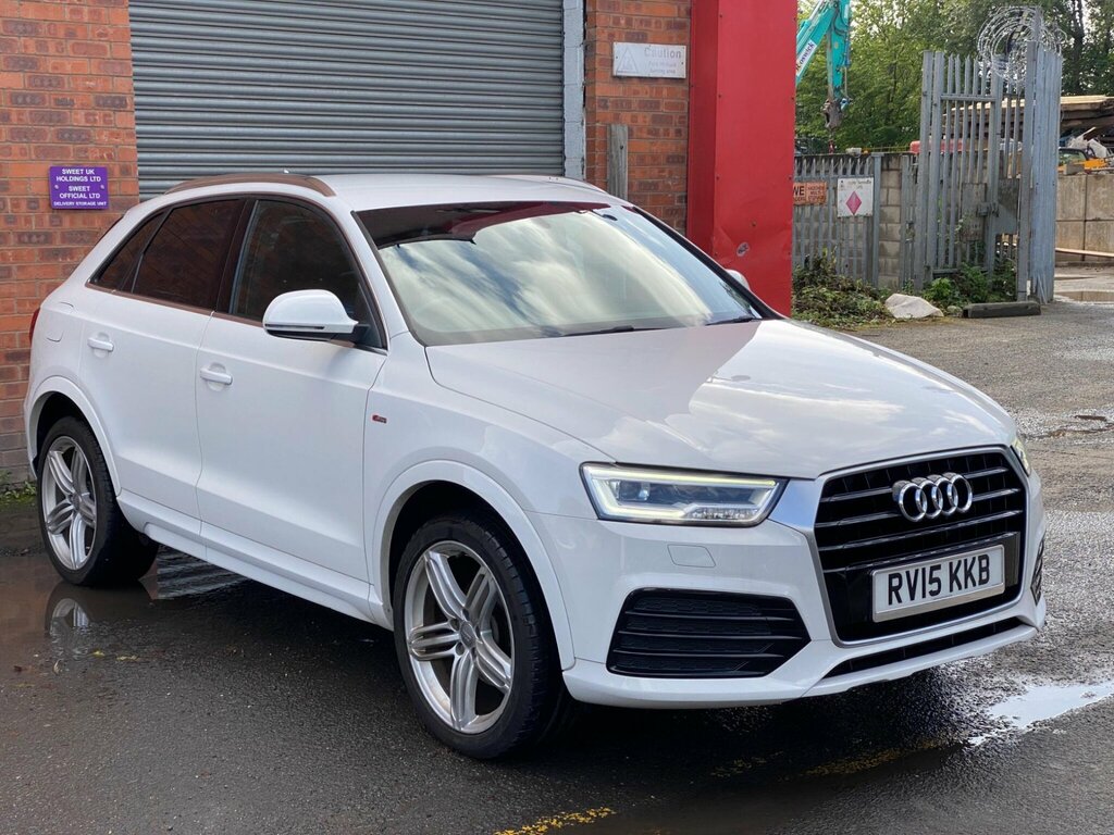 Audi Q3 2.0 Tdi S Line Euro 6 Ss RV15KKB White #4