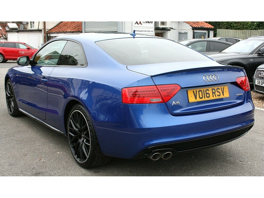 Audi A5 3.0 Tdi V6 Coupe Black Edition Plus U898 Ulez Blue #3