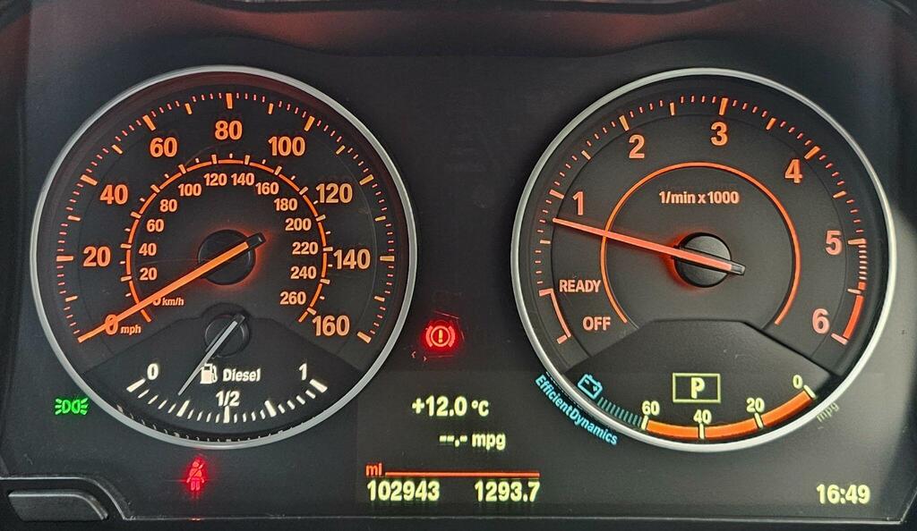 BMW 1 Series 2.0 125D M Sport Euro 6 Ss YE65LGG Blue #3