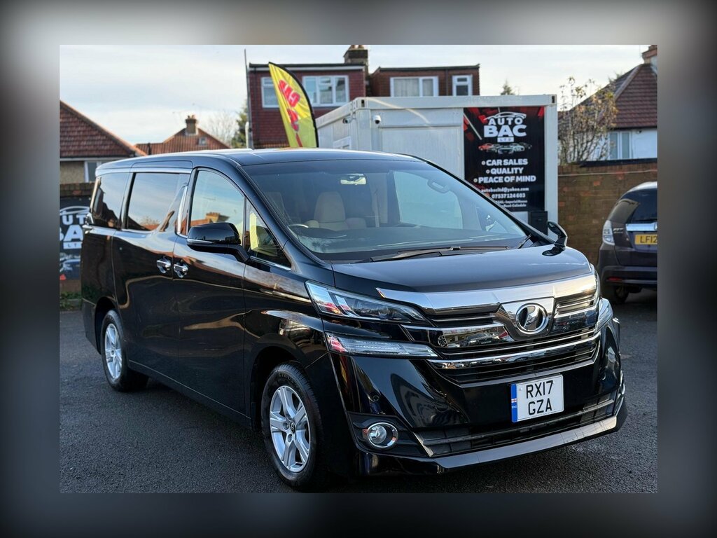 Toyota Vellfire 3.5 Za G Edition-4wd-service History Black #1