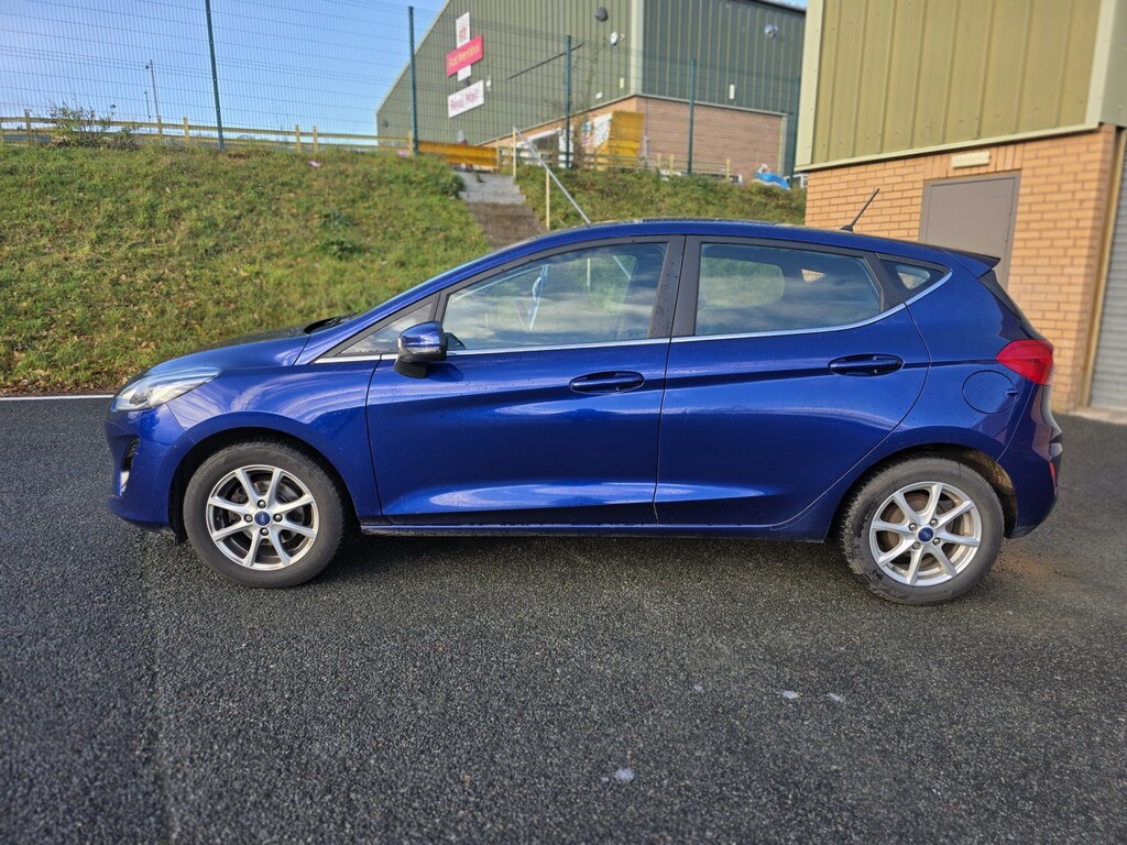Ford Fiesta Hatchback 1.0 T Ecoboost Zetec 2018 DN18NKK Blue #2