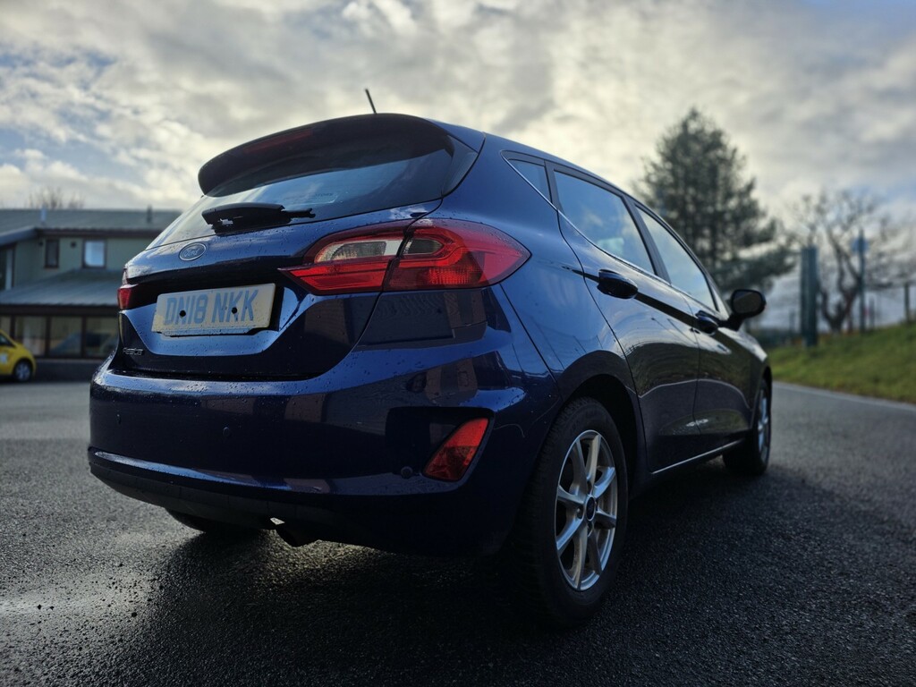 Ford Fiesta Hatchback 1.0 T Ecoboost Zetec 2018 DN18NKK Blue #5