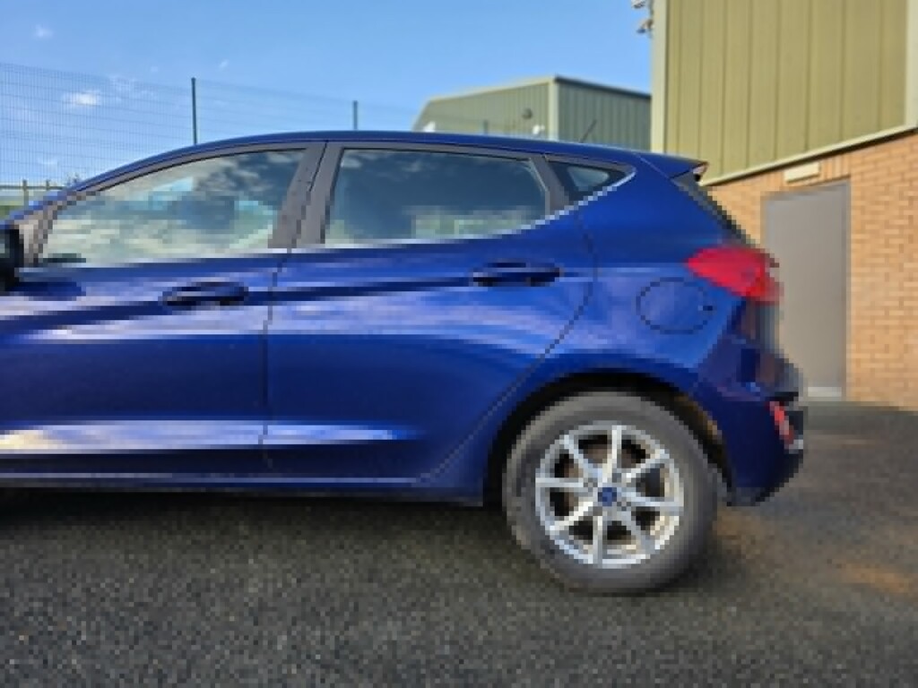 Ford Fiesta Hatchback 1.0 T Ecoboost Zetec 2018 DN18NKK Blue #3