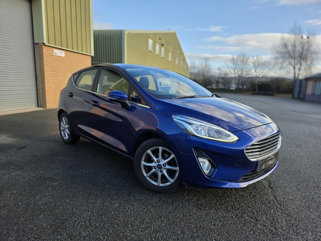 Ford Fiesta Hatchback 1.0 T Ecoboost Zetec 2018 DN18NKK Blue #6