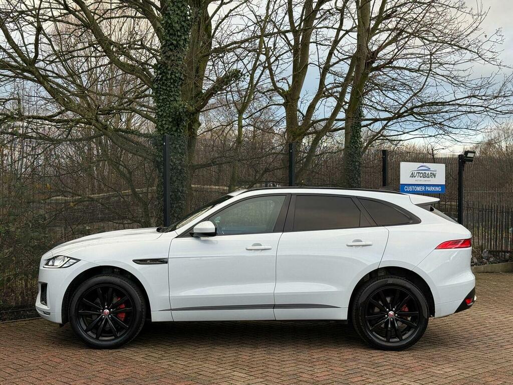 Jaguar F-Pace Suv 2.0 D180 Chequered Flag Awd Euro 6 Ss KP69FFR White #4