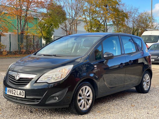 Vauxhall Meriva 16V Active Euro 5 HV62LAO Black #3