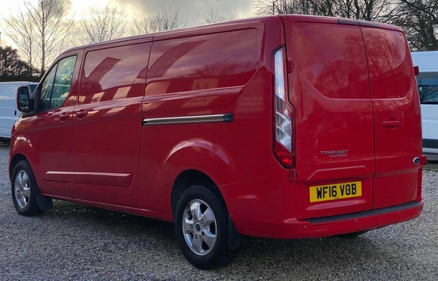 Ford Transit Custom Tdci 290 Limited L2 WF16VOB Red #3