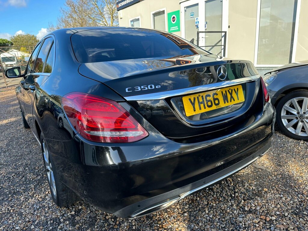 Mercedes-Benz C Class 2.0 C350e 6.4Kwh Sport G-tronic Euro 6 Ss YH66WXY Black #3