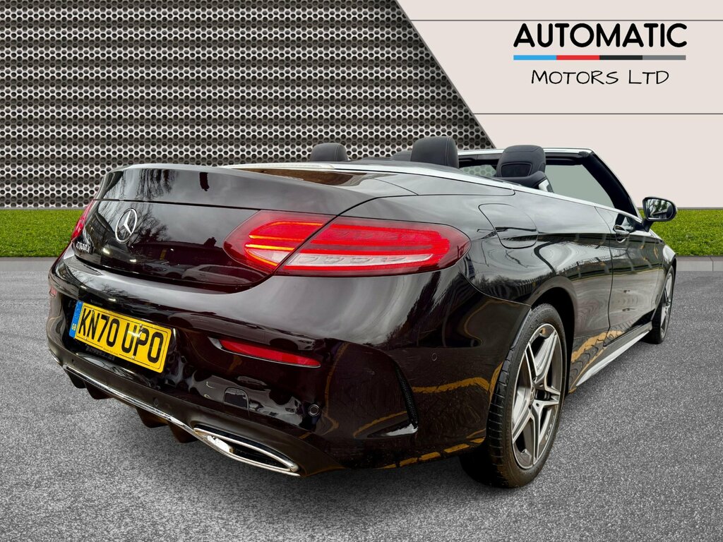 Mercedes-Benz C Class 2.0 C300d Amg Line Premium Cabriolet KN70UPO Black #5