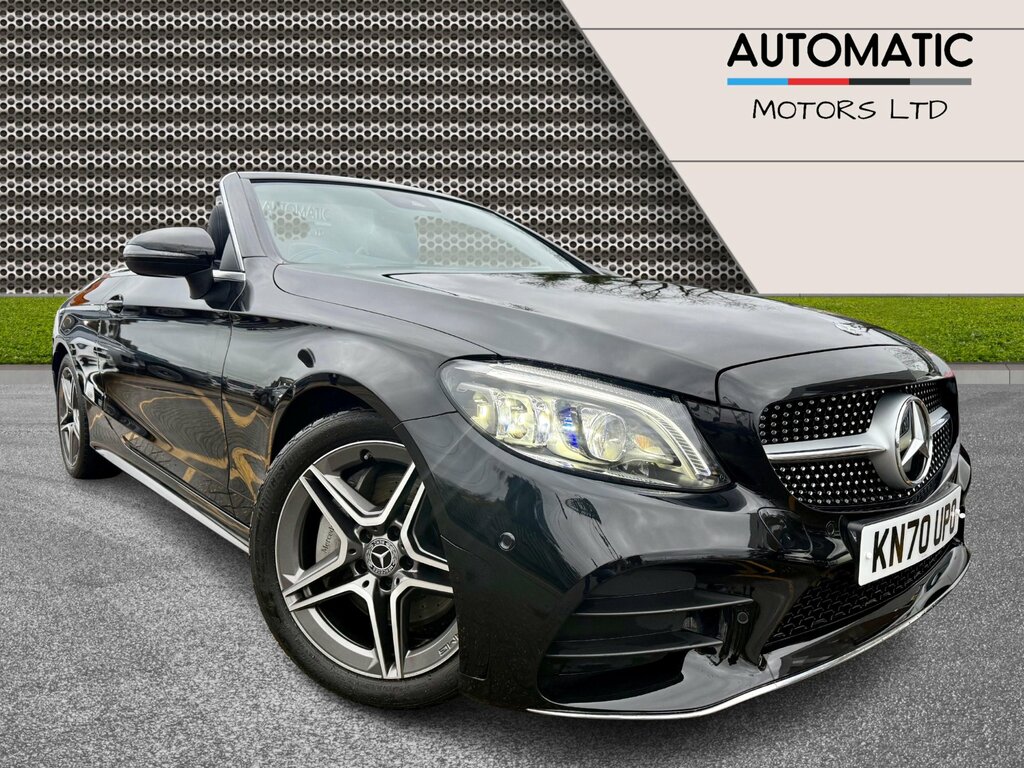 Mercedes-Benz C Class 2.0 C300d Amg Line Premium Cabriolet Black