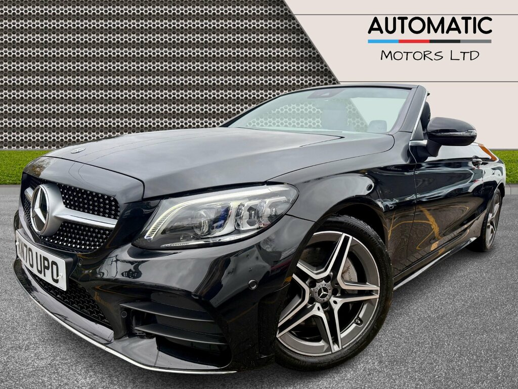 Mercedes-Benz C Class 2.0 C300d Amg Line Premium Cabriolet KN70UPO Black #4