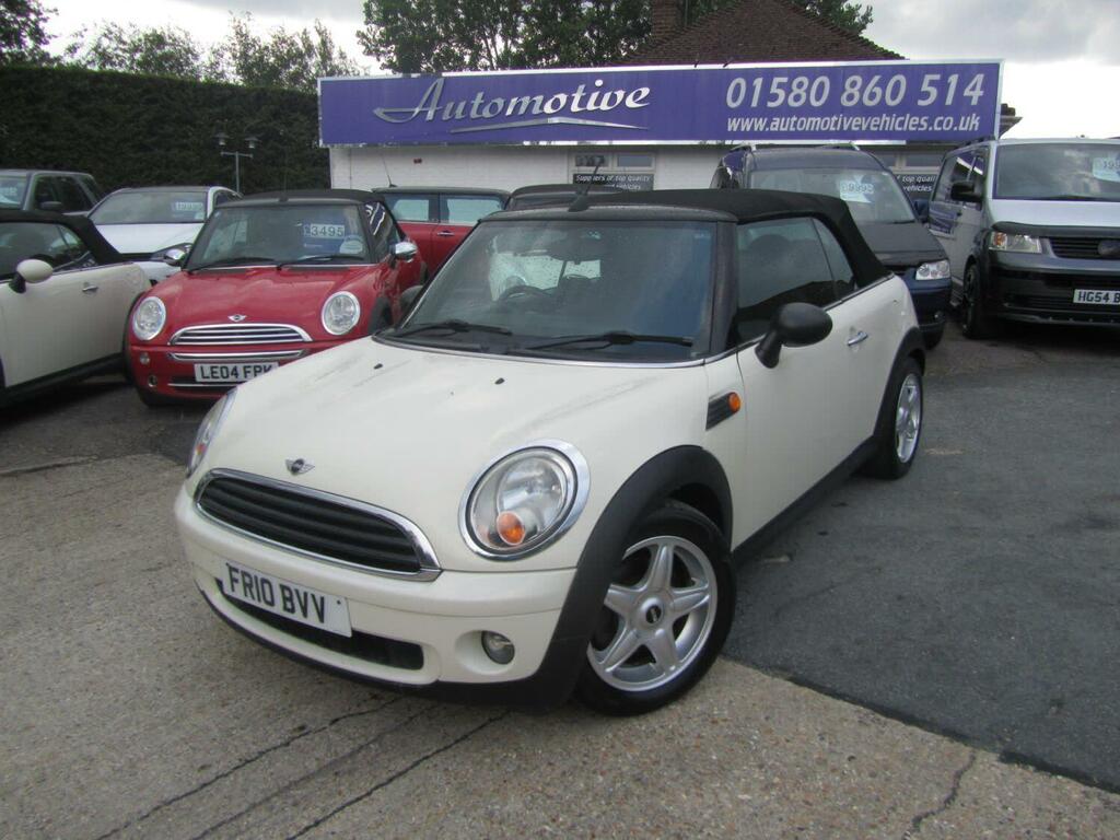 Mini Convertible Convertible 1.6 One Convertible 2010 FR10BVV White #5