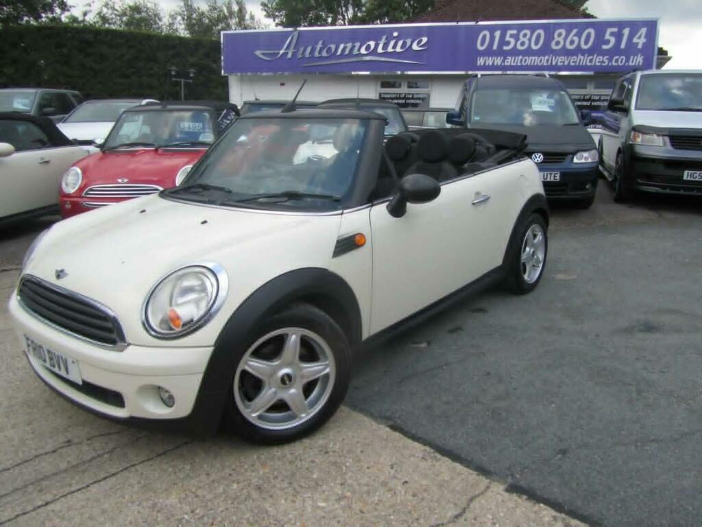 Mini Convertible Convertible 1.6 One Convertible 2010 White