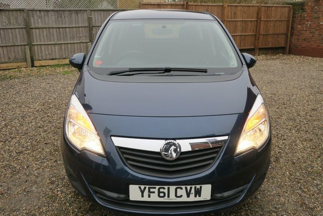 Vauxhall Meriva 2012 1.4 16V Exclusiv Mpv Euro 5 YF61CVW Blue #5