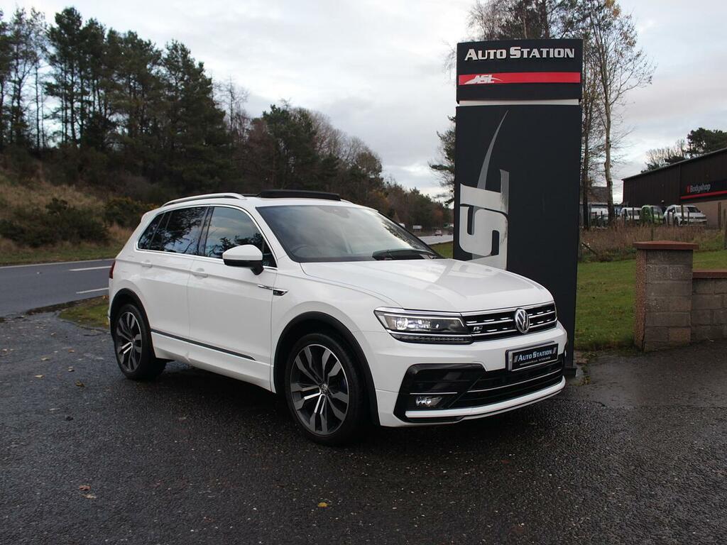 Volkswagen Tiguan 2.0 Tdi R-line Dsg Euro 6 Ss  White #6