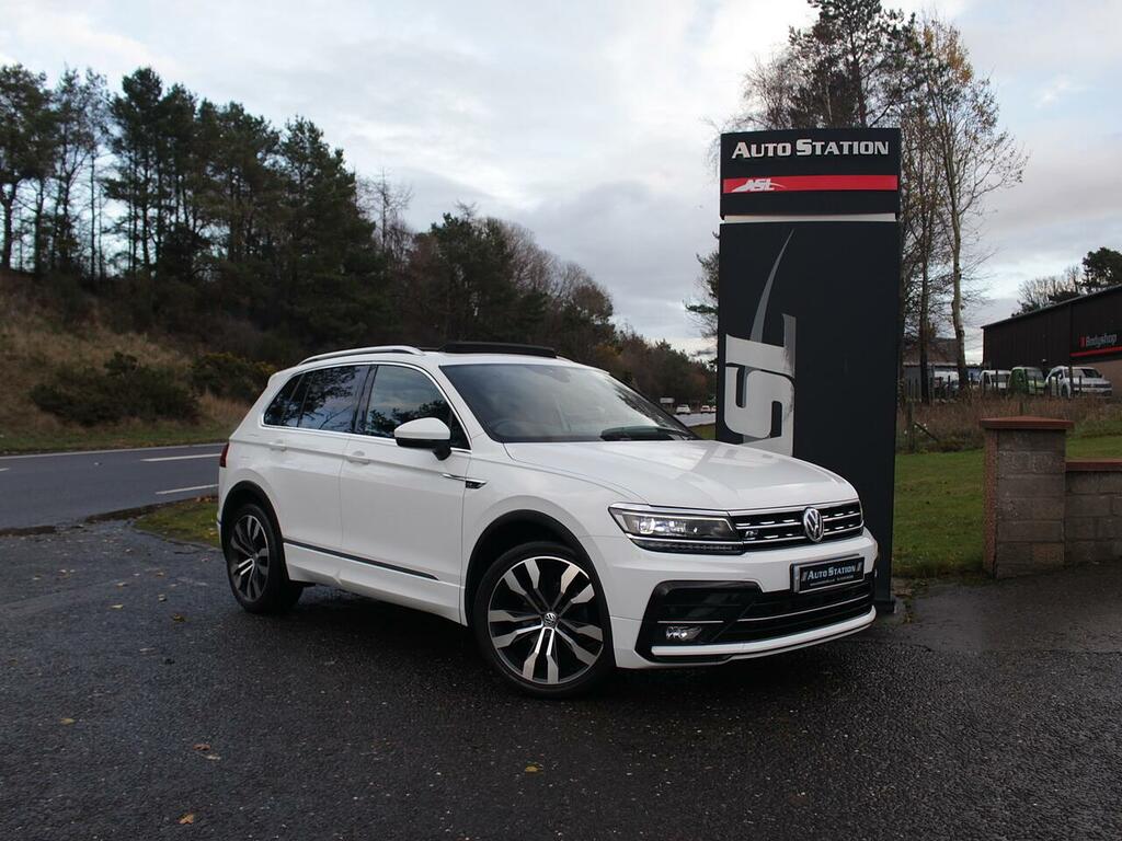 Volkswagen Tiguan 2.0 Tdi R-line Dsg Euro 6 Ss White