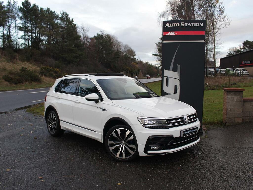 Volkswagen Tiguan 2.0 Tdi R-line Dsg Euro 6 Ss  White #5