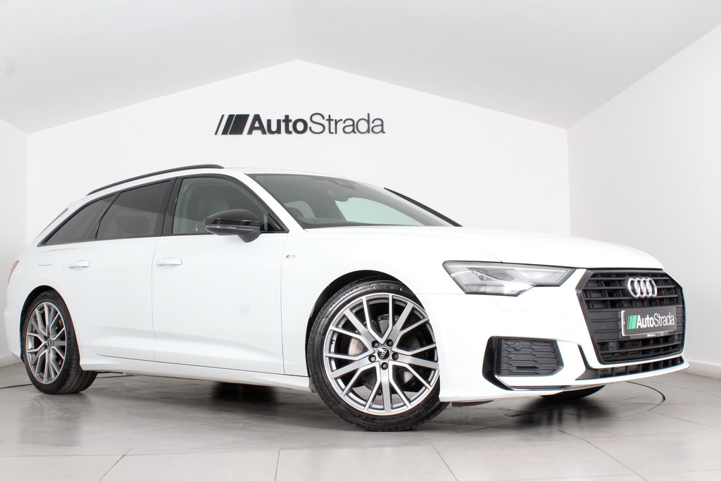 Audi A6 Avant Tfsi S Line Black Edition Mhev White