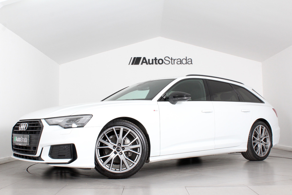 Audi A6 Avant Tfsi S Line Black Edition Mhev WP72SFY White #4