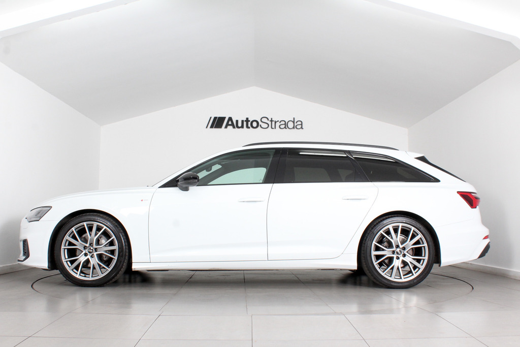 Audi A6 Avant Tfsi S Line Black Edition Mhev WP72SFY White #6