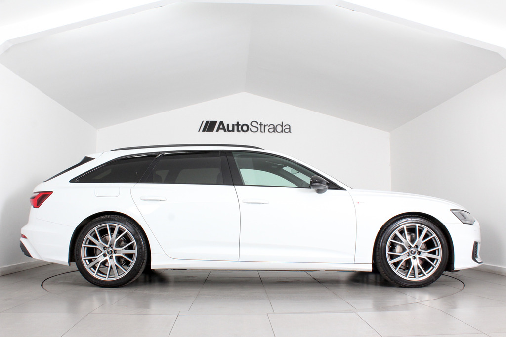 Audi A6 Avant Tfsi S Line Black Edition Mhev WP72SFY White #5