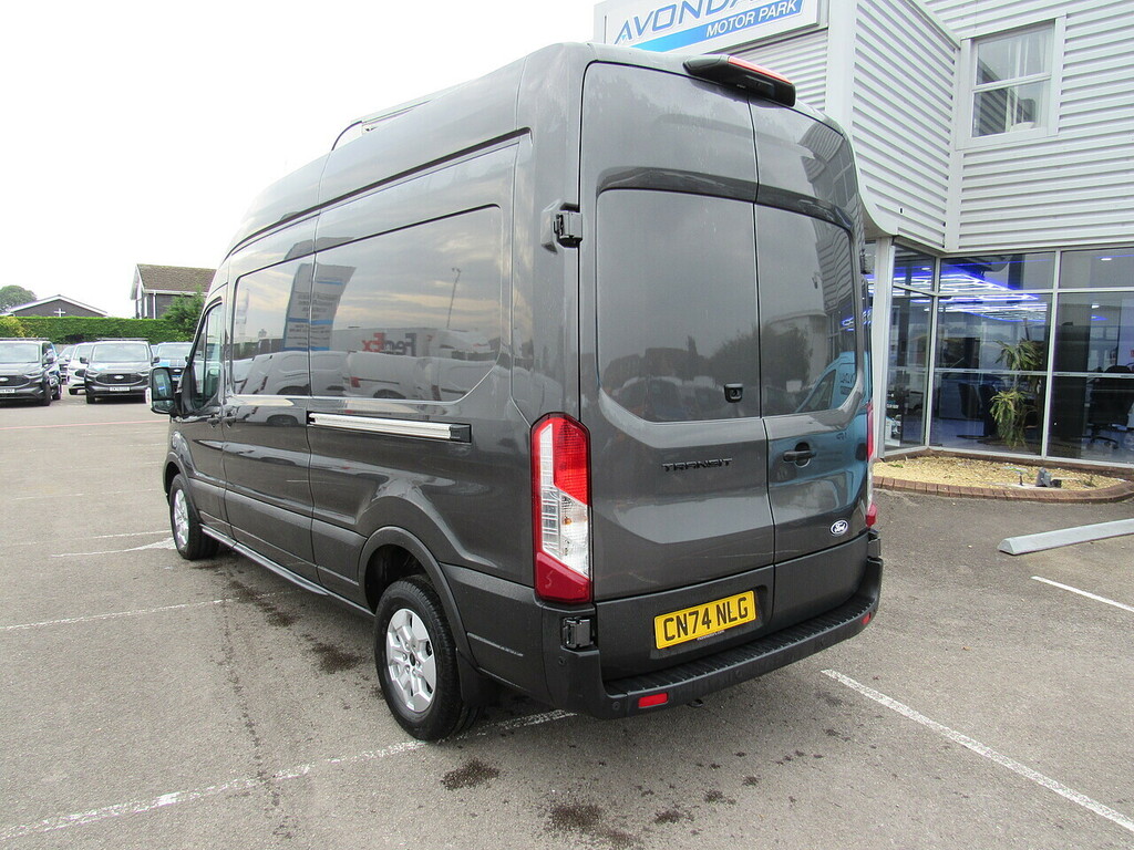 Ford Transit Custom 350 Ecoblue Limited L3 H3 170 Bhp Grey Van With He CN74NLG Grey #5