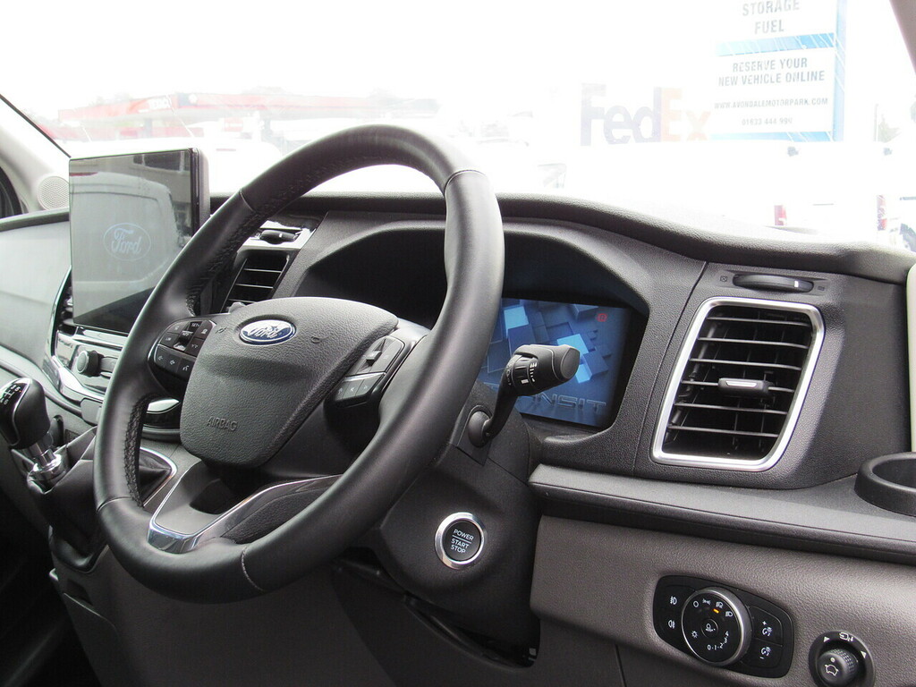 Ford Transit Custom 350 Ecoblue Limited L3 H3 170 Bhp Grey Van With He CN74NLE Grey #2