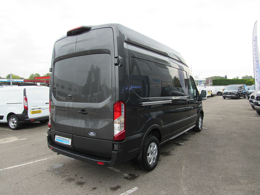 Ford Transit Custom 350 Ecoblue Limited L3 H3 170 Bhp Grey Van With He CN74NLE Grey #6