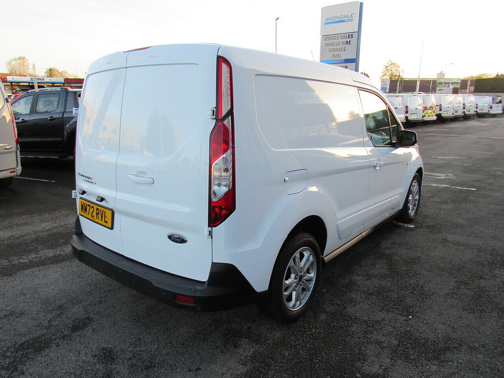 Ford Transit Connect 240 Ecoblue Limited L1 Swb Euro 6 White Van 1.5 WM72RVL White #4