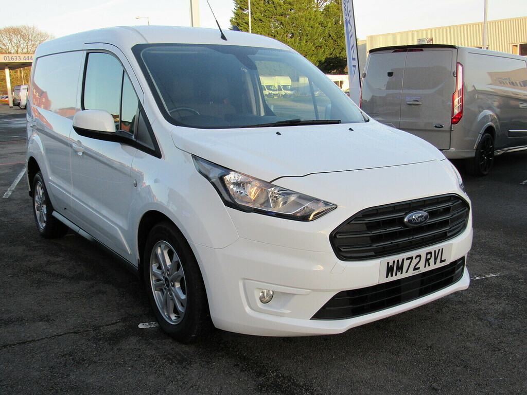 Ford Transit Connect 240 Ecoblue Limited L1 Swb Euro 6 White Van 1.5 WM72RVL White #6