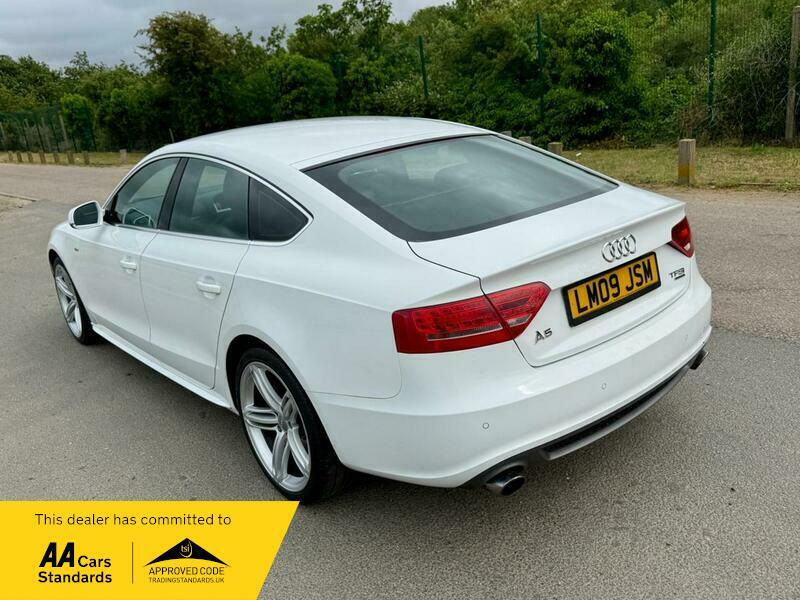 Audi A5 2.0 Tfsi S Line White #4