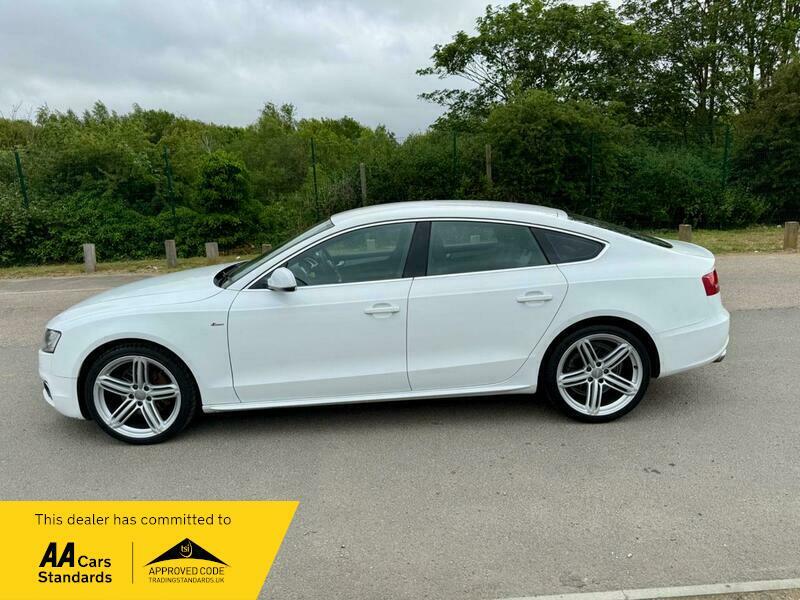 Audi A5 2.0 Tfsi S Line White #5