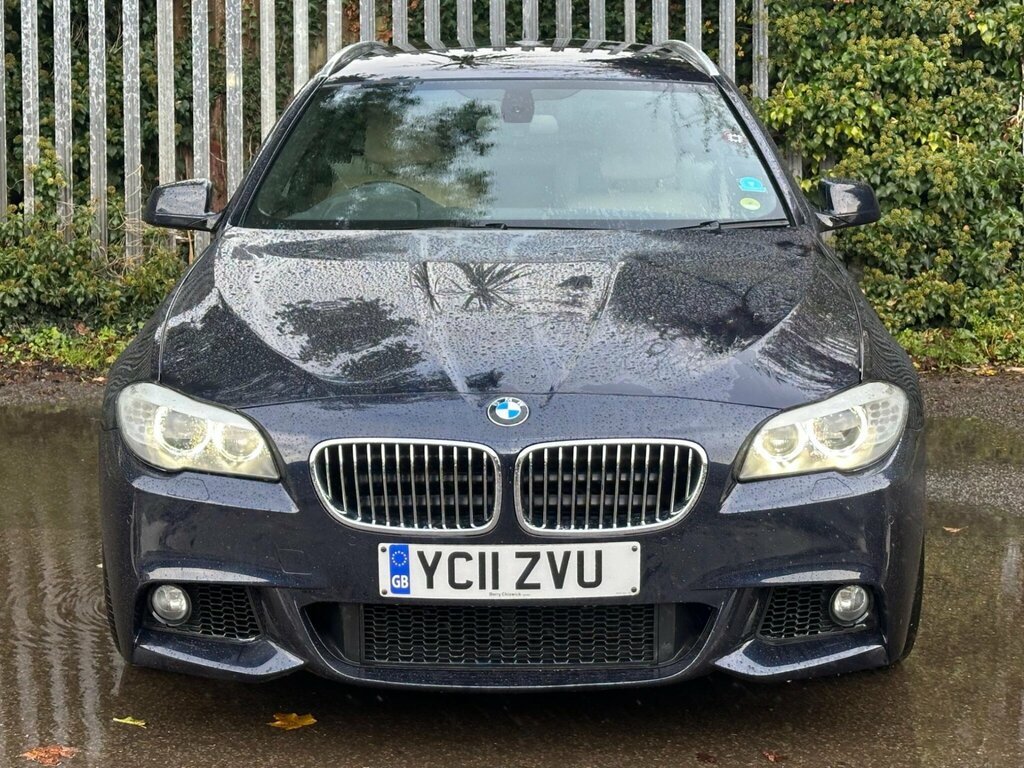 BMW 5 Series 2.0 520D M Sport Touring Steptronic Euro 5 Blue #2