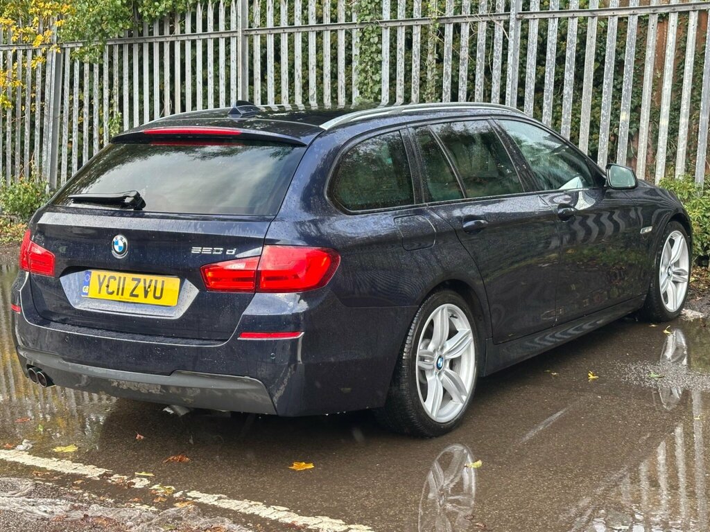 BMW 5 Series 2.0 520D M Sport Touring Steptronic Euro 5 Blue #6