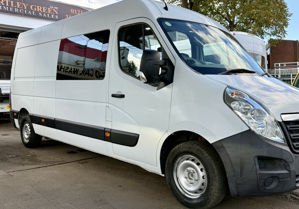 Vauxhall Movano Combi Van Crew Lwb X 6 Seats Ex Ministry 2.3 Ulez BX66UST White #5
