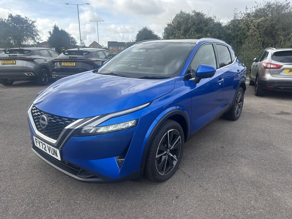 Nissan Qashqai Dig-t Tekna Dct FY72VUN Blue #3