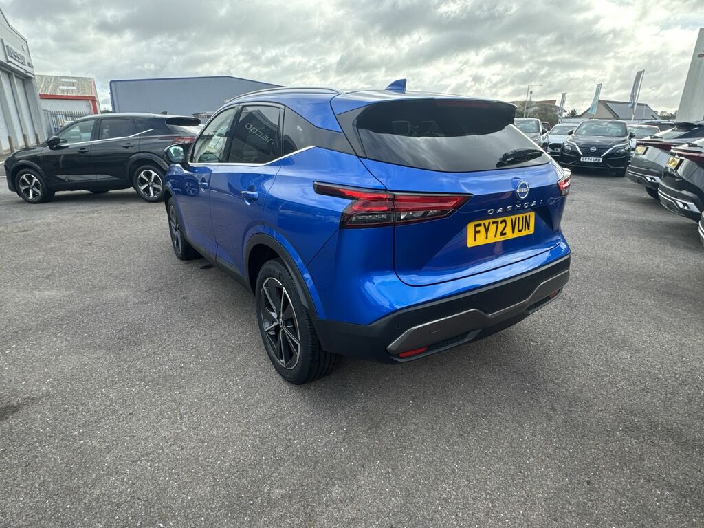 Nissan Qashqai Dig-t Tekna Dct FY72VUN Blue #5