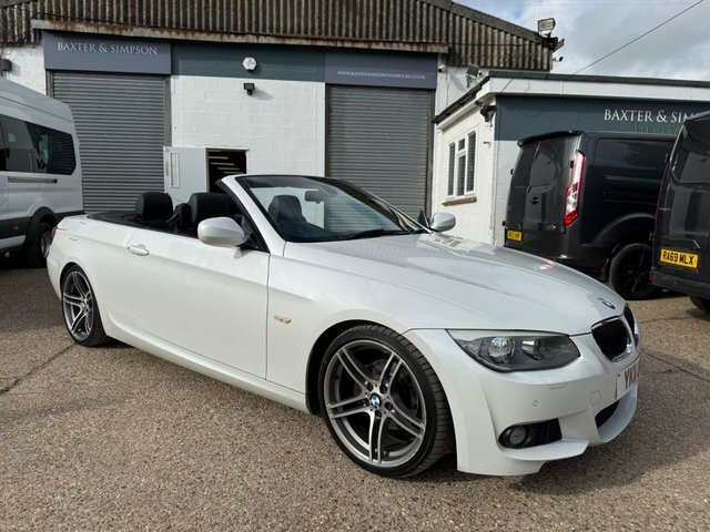 BMW 3 Series 320I M Sport Convertible White