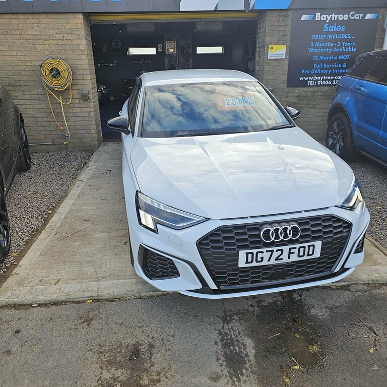 Audi A3 Saloon 2.0 Tdi 35 Edition 1 2022 White #2