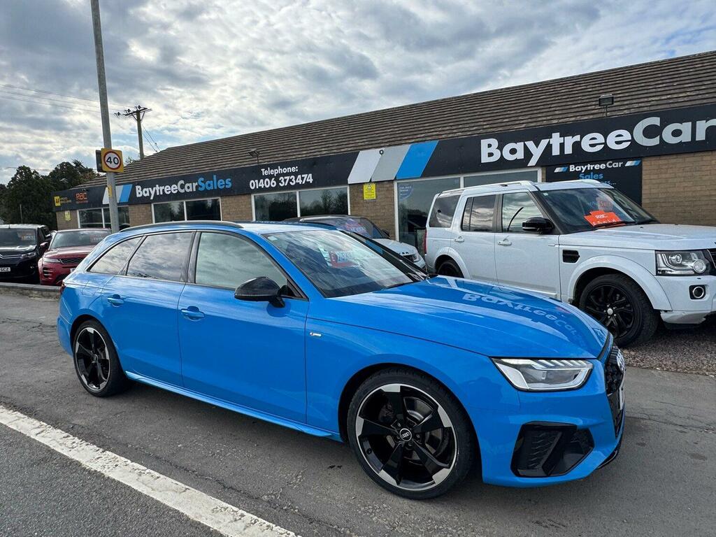 Audi A4 Avant Estate 2.0 Tfsi 35 Black Edition 2021 Blue #4