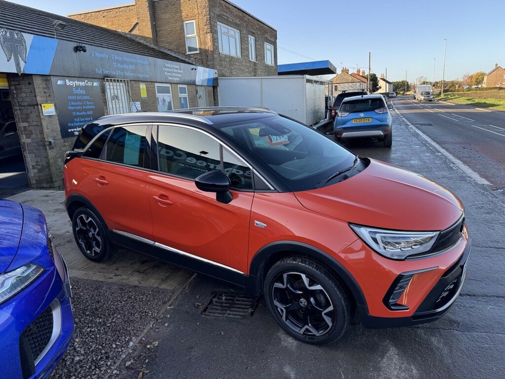 Vauxhall Crossland Suv 1.5 Turbo D Ultimate 2022 CP22CTO Orange #4