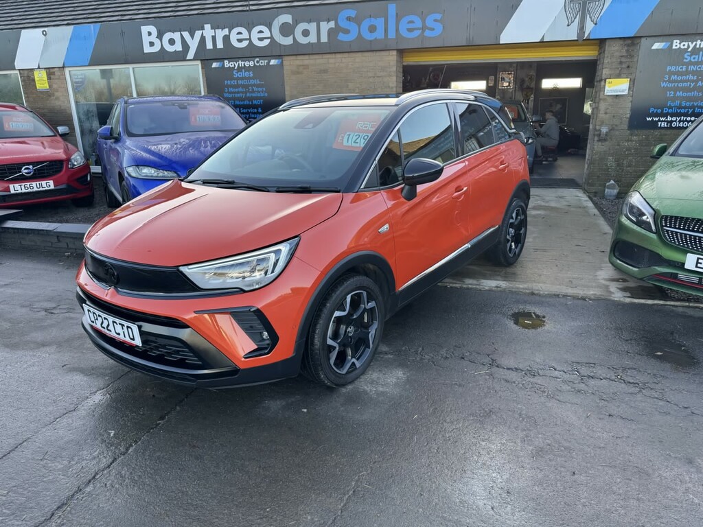 Vauxhall Crossland Suv 1.5 Turbo D Ultimate 2022 Orange