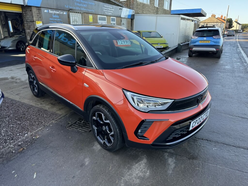 Vauxhall Crossland Suv 1.5 Turbo D Ultimate 2022 CP22CTO Orange #3