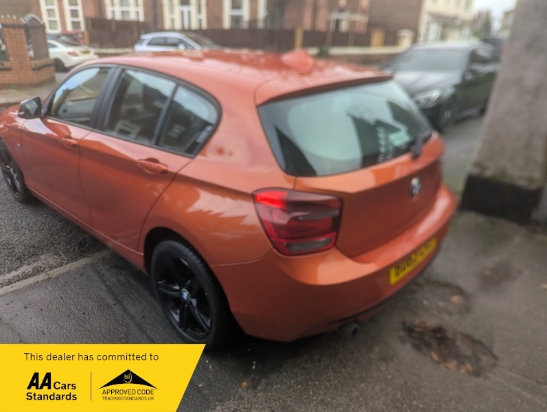 BMW 1 Series 116I Sport BD63LXS Orange #4
