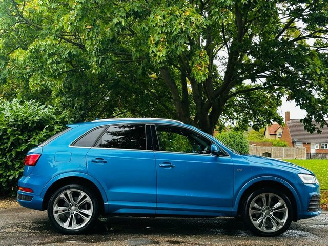Audi Q3 2.0 Tdi S Line Plus Suv S Tronic Quattr Blue #4