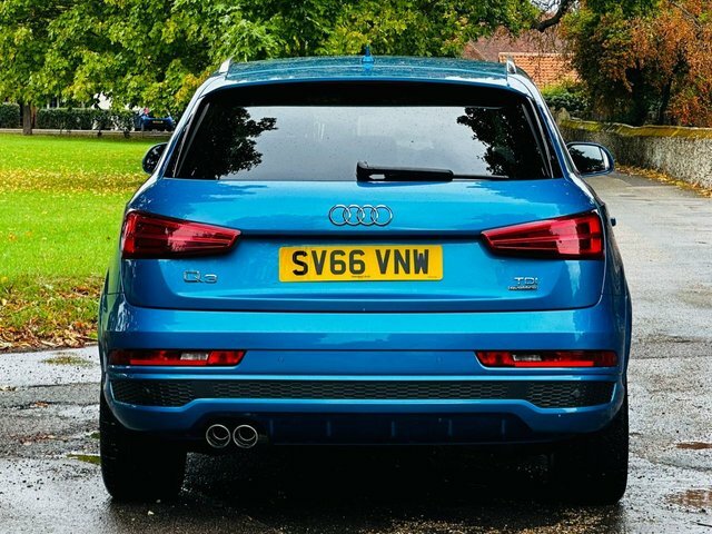 Audi Q3 2.0 Tdi S Line Plus Suv S Tronic Quattr Blue #6